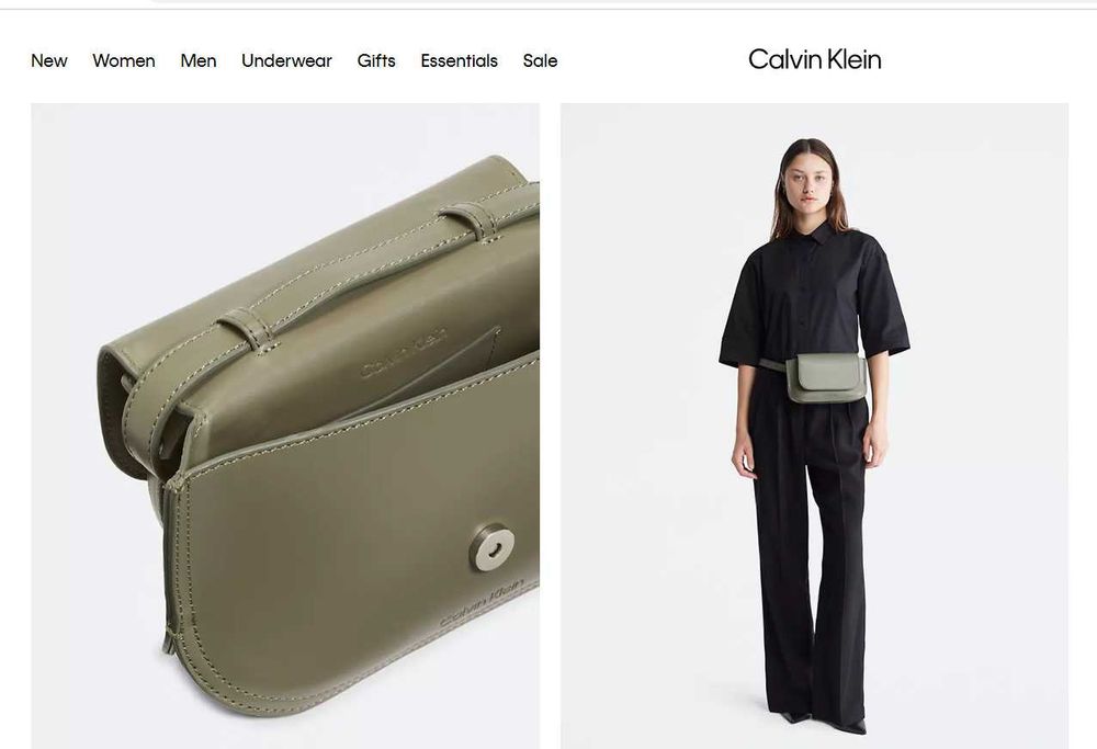 Сумка мессенджер Calvin Klein оригінал стиль bagllet nukot