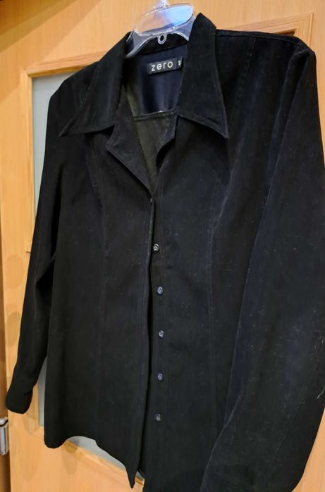 Czarna damska koszula rozpinana firmy ZERO , rozmiar XL