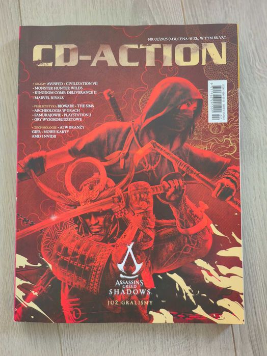 Nowy nr CD-Action 2/2025 (343) Assassins Creed, Bioware, Mass Effect
