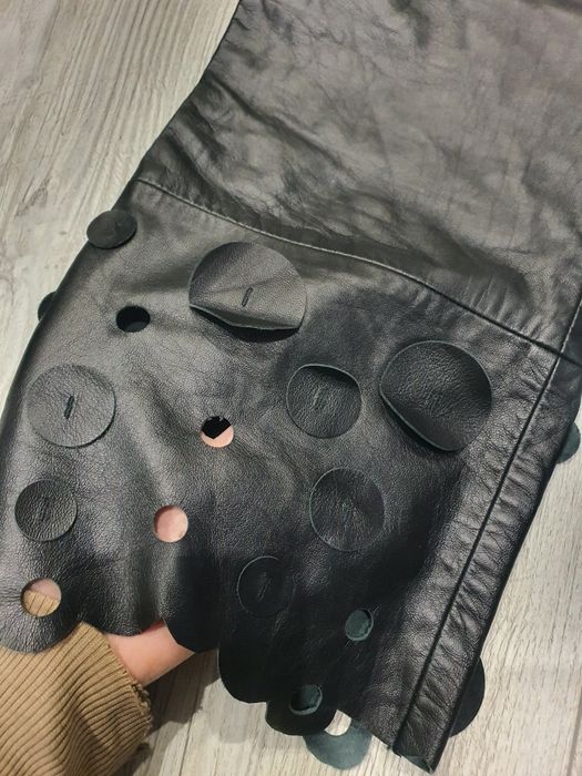 Шкіряні брюки  Armani