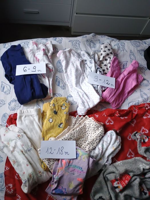 Śpiochy 6-9 ; 9-12; 12-18 miesięcy