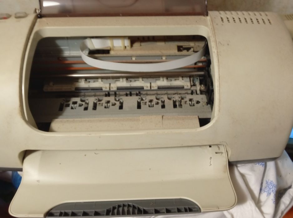 ПК 90-х: системный блок, монитор, клавиатура, принтер все рабочее