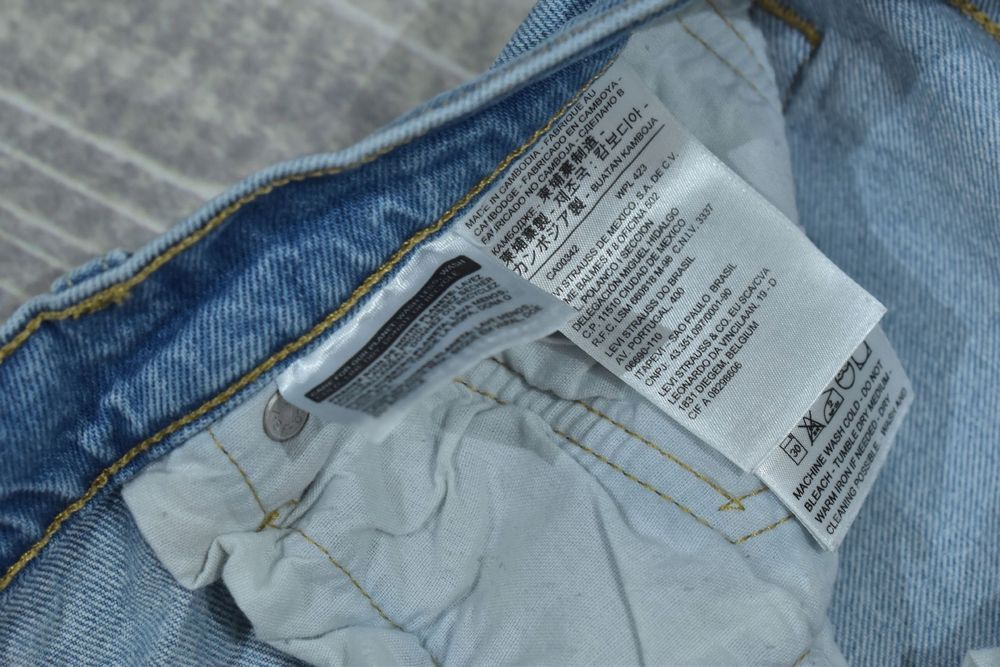 Levis Dzinsy 501 W Stylu Lat 90 Tych W28 L30