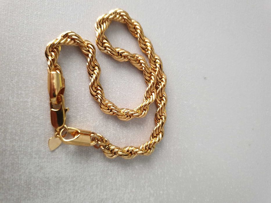 Bransoletka pozłacana