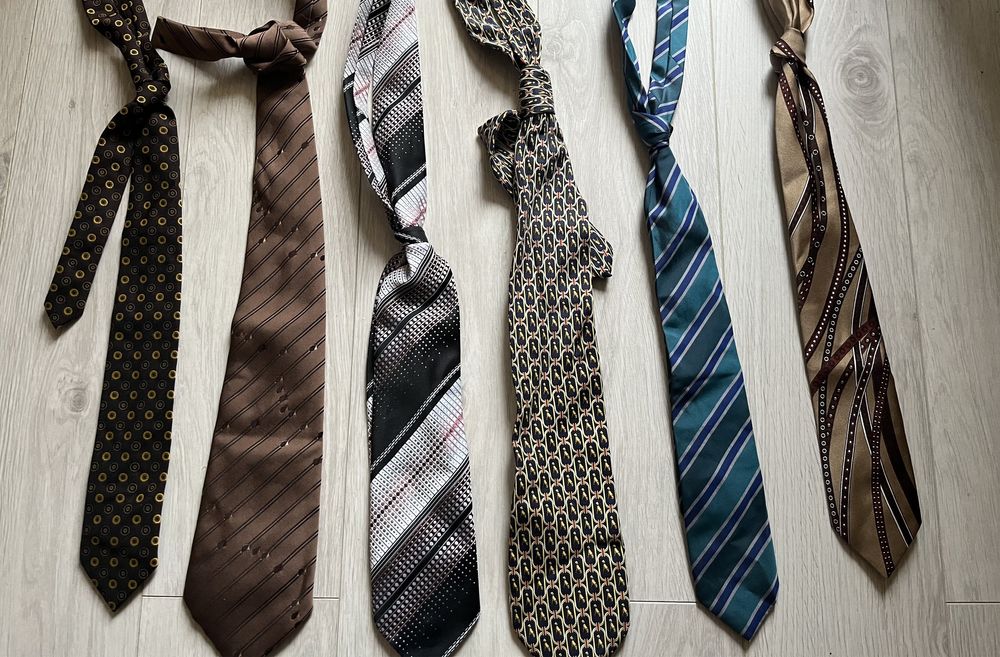 Krawaty - 6 sztuk