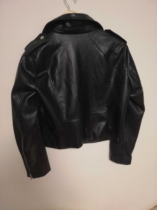 ramoneska Zara L 40 czarna ramoneska Zara biker M 38 L 40