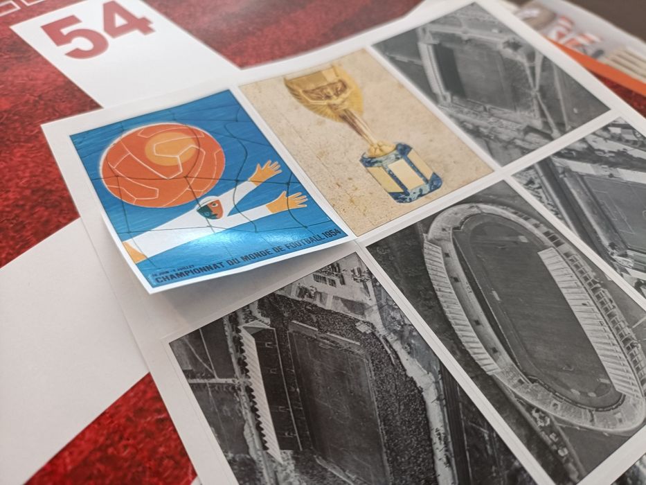 Caderneta completa Mundial Suiça 1954