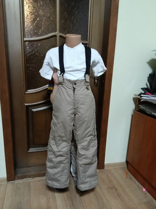 Зимові лижні штани Crivit напівкомбінезон 122 - 128 дитячі