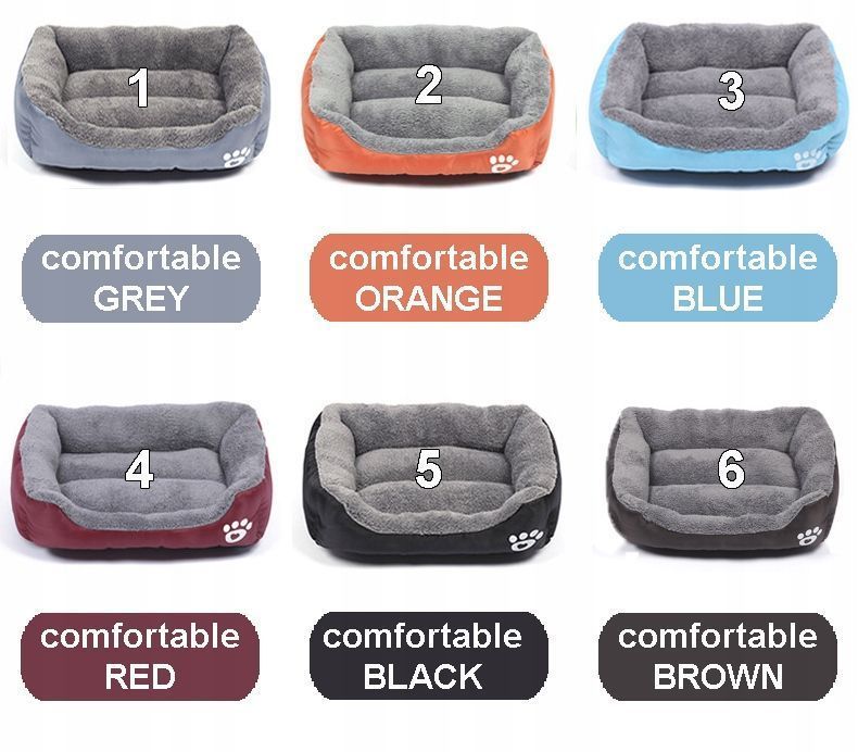 Miękkie Legowisko L 45X30 Dla Psa Kota Ciepła Poduszka Kojec Kanapa