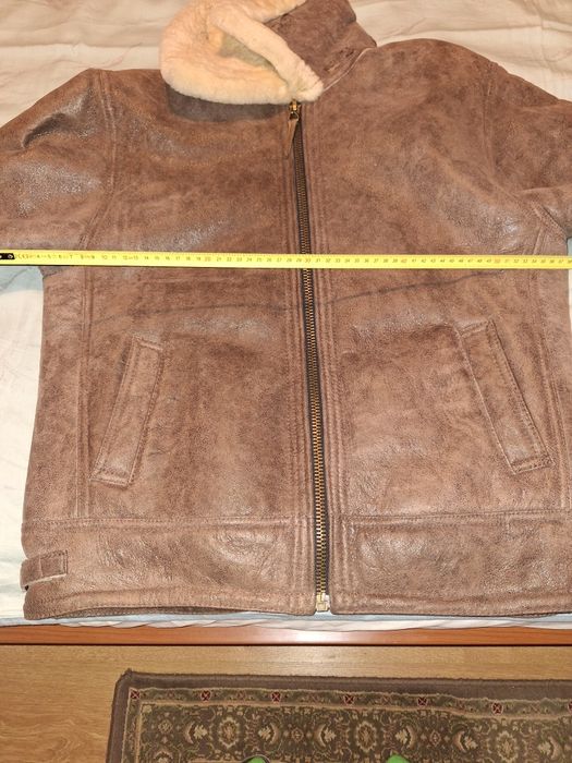 Kurtka skórzana kożuszek