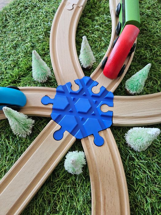 Skrzyżowanie torów - 6 torów - Ikea Lillabo Brio Lidl Bigjigs