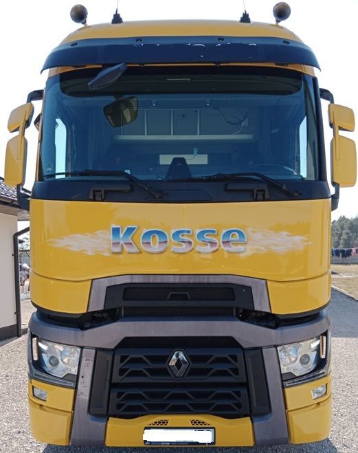 Renault T480 GLOB XXL FULLSPOJLERY XENONY SKÓRA 2xALUTANK LODÓWKA MOTOR:13L STANDARD EURO 6 2014 ŁADNA  2xAlutank Fullspojlery Standklima Xenony Skóra 13L Euro 6 2014 Ładna