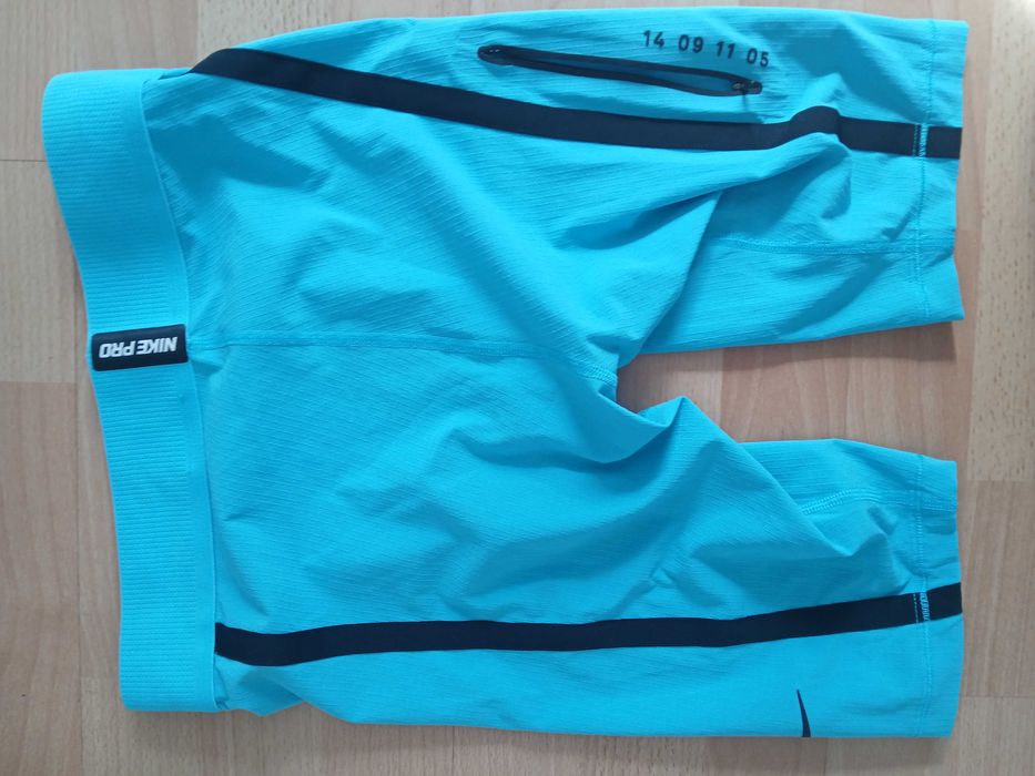 Nike Pro Strike spodenki treningowe niebieskie r. S
