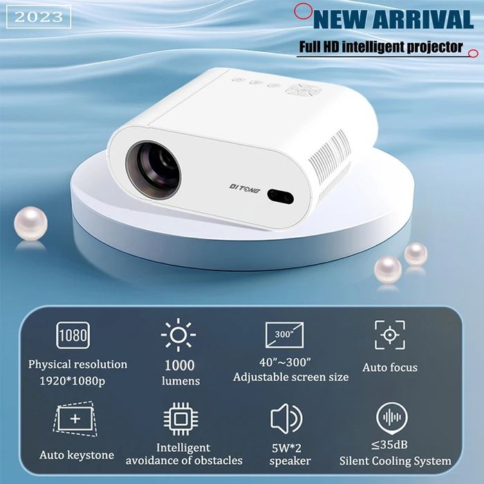 Портативний проектор full HD Ditong L007. 5600грн+экран