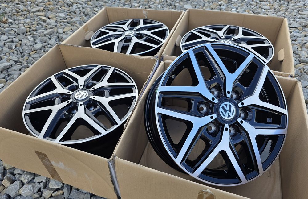 6x120 16 Alufelgi 16 VOLKSWAGEN CARAVELLE T7 Transporter T7 Nowe wzmacniane! FORD Transit Tourneo