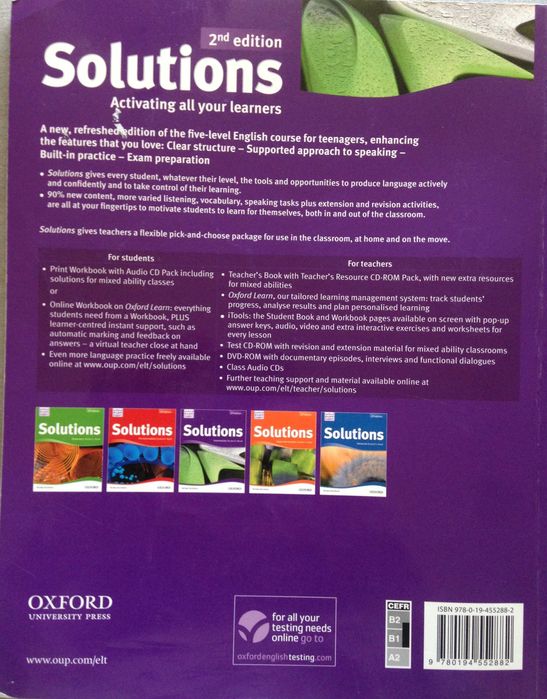 Solutions Internediate Student´s Book64740285815681121