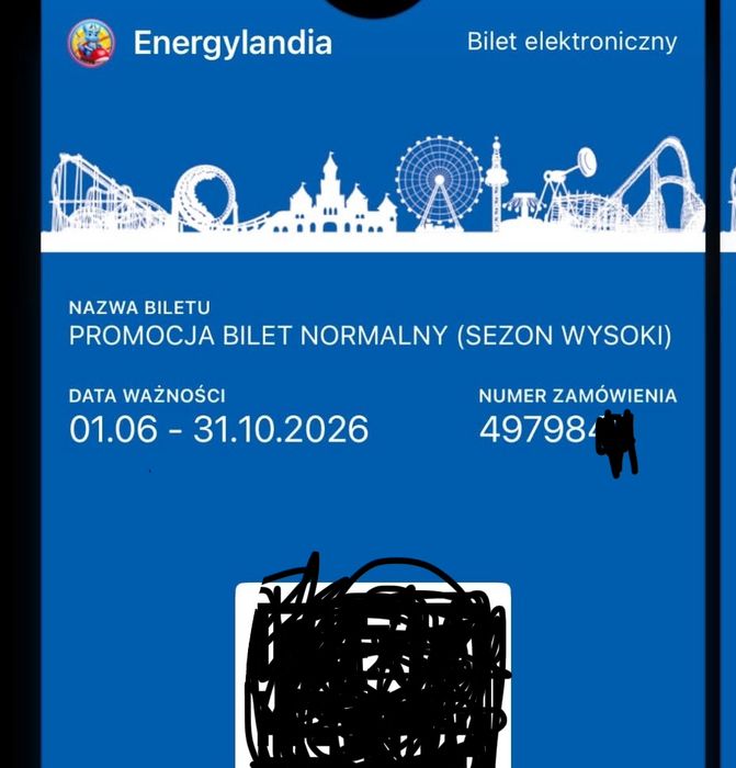 Sprzedam 2 bilety do energyladia 2x140