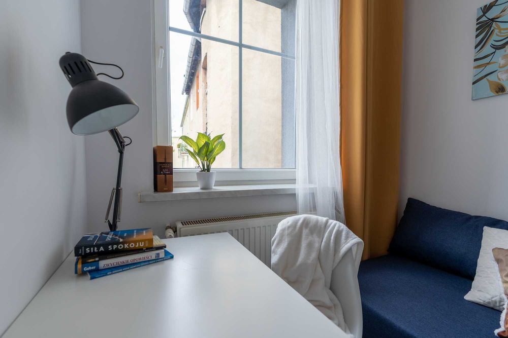Przytulny pokój 1 osobowy w spokojnym mieszkaniu