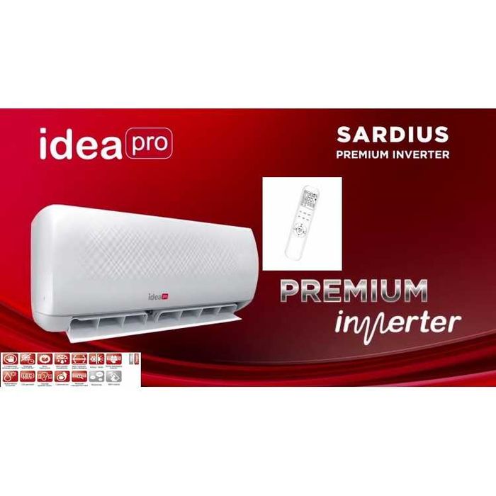 Кондиционер 2025 IDEA PRO "SARDIUS" Inverter до - 25°С Фреон R32 WI-FI