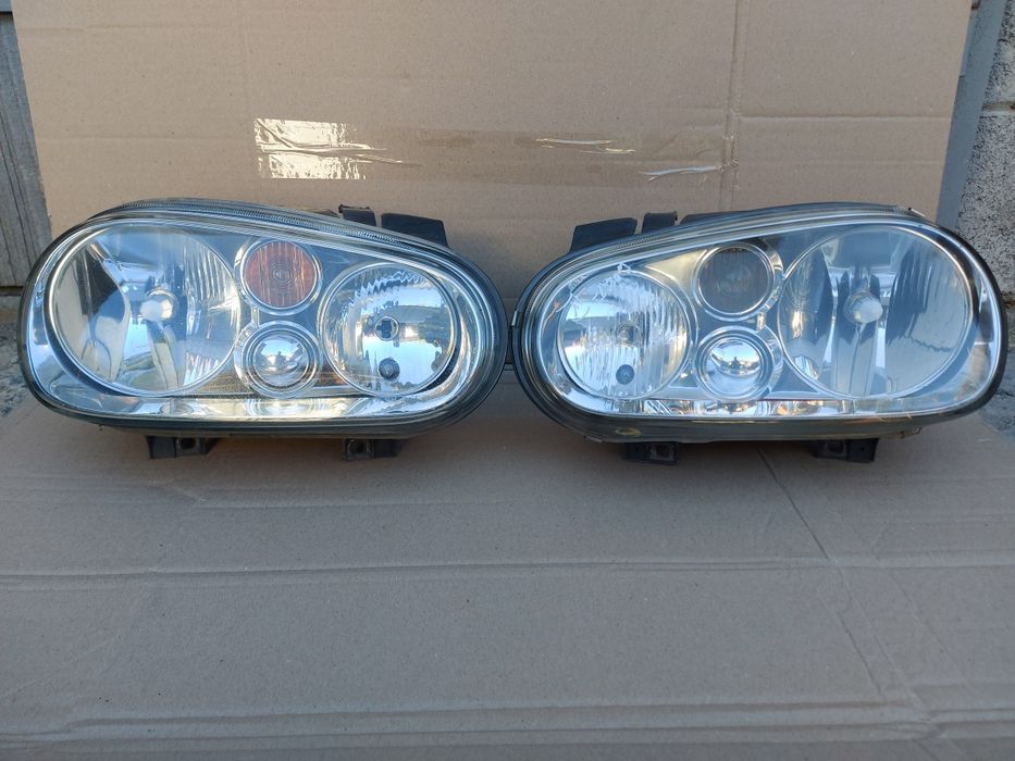 Фари передні головного світла основні б/в оригінал VW Гольф-4, Golf 4