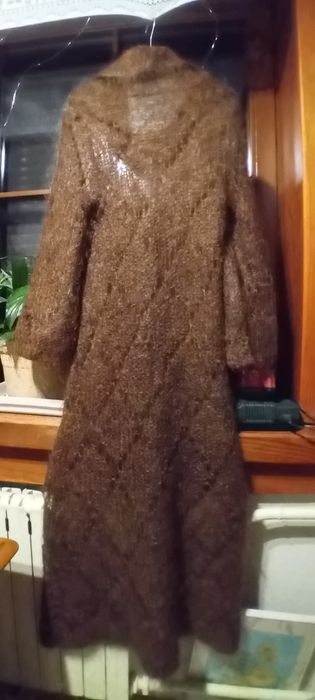 Autentyczna sukienka vintage z moheru ,lata 70 z zachodu
