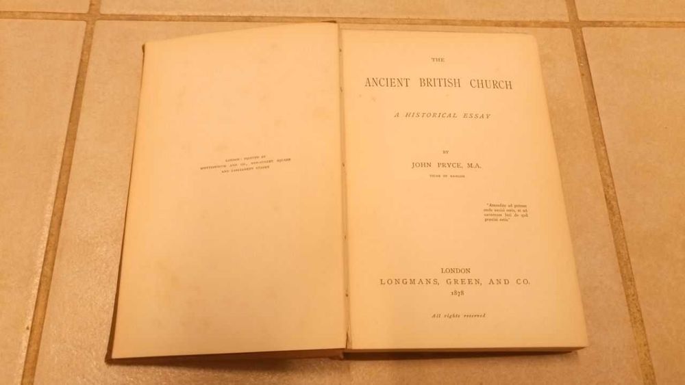 Древняя Британская церковь, исторический очерк 1878