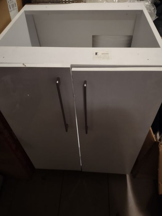 Szafka biała bez blatu