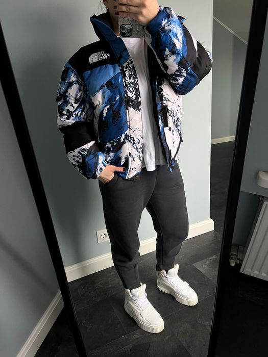 стильний зимовий пуховик TNF The North Face TNF Snow Mountain Jack TNF