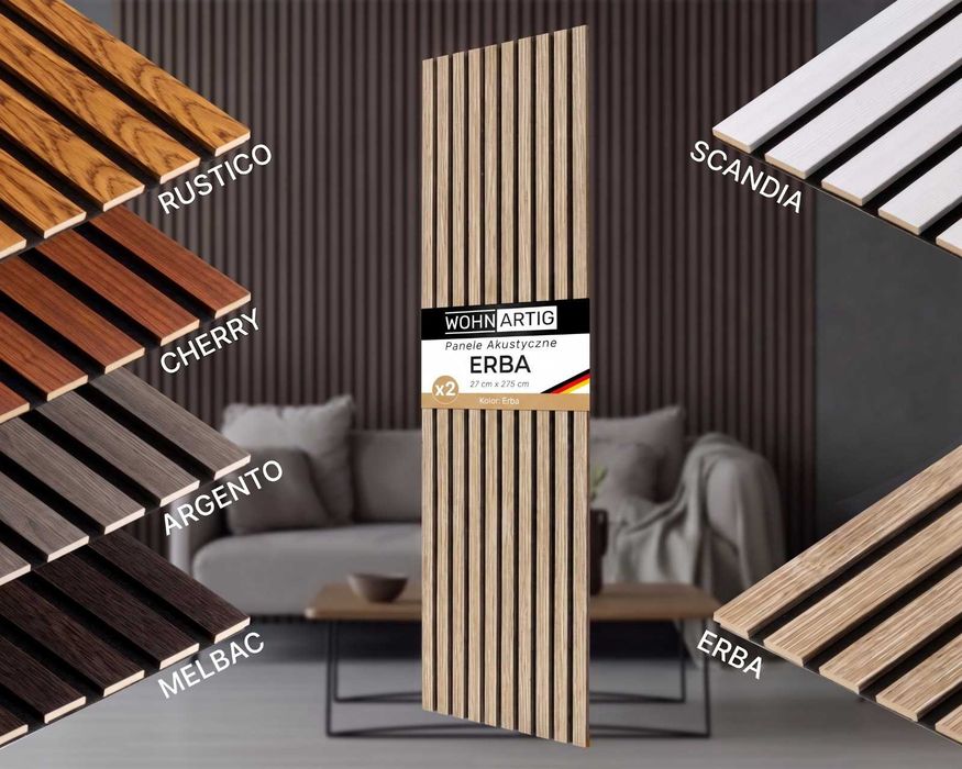 Lamele na filcu NOBLE 275cm x 54cm - Dąb Villa i inne