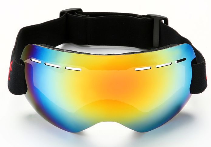 Лыжная маска С ЧЕХЛОМ! горнолыжные очки защита от UV лижна мото вело