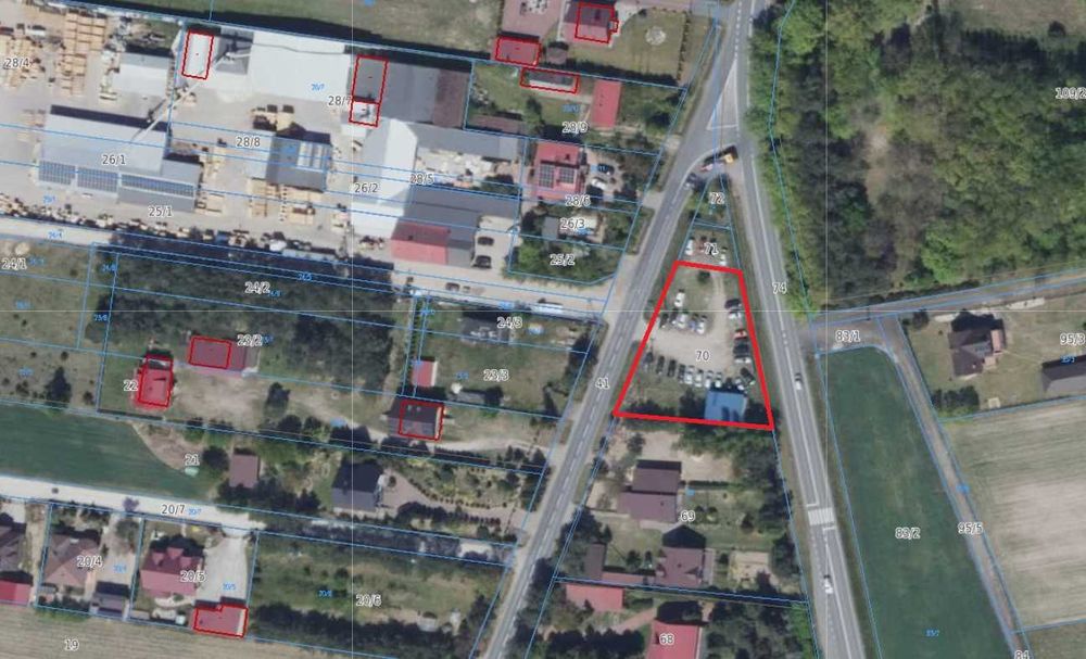 Wydzierżawię teren/plac pod działalność przy drodze wojewódzkiej 482 pod Sieradzem, znakomita ekspozycja w rozwidleniu dróg , przeznaczenie pod usługi