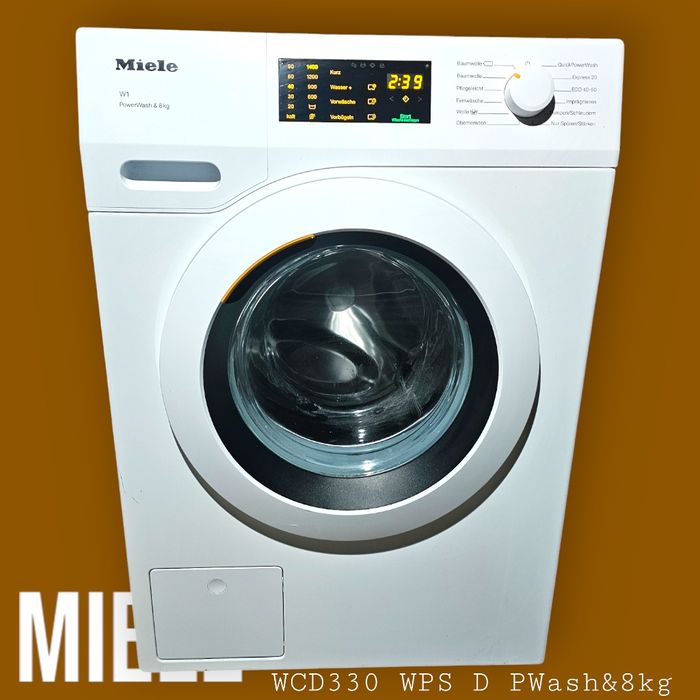 Miele WCD330 WPS PWash 8kg – pralka 8 kg 1400 obr – CapDosing