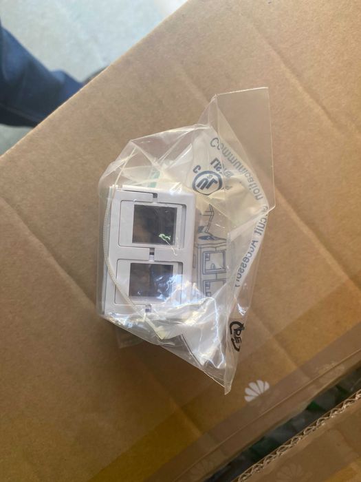 RJ45 Socket - White - Dual440852835950274562