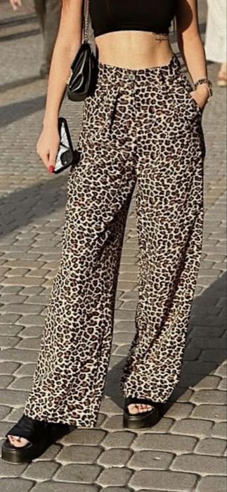 Леопардові штани хс-с