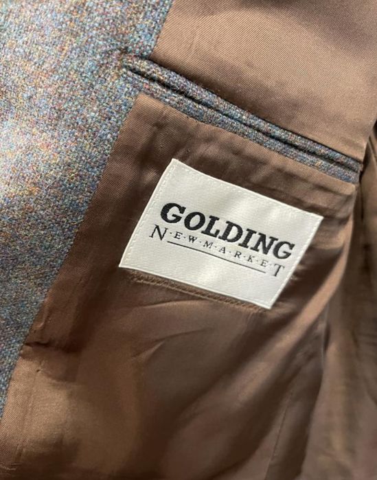 Вінтажний твідовий піджак Golding вовняний