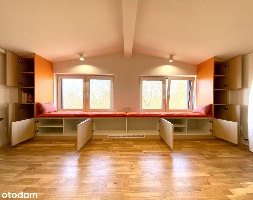 na PODDASZU nowe | z widokiem na ZIELEŃ | w stylu BOHO | Nowe Sady 53