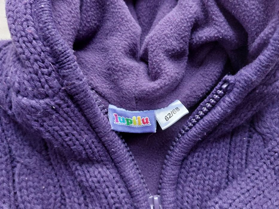 Bluza rozpinana ciepła zima 68 lidl sweter