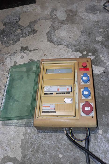 Quadro elétrico para obra