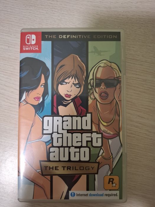 GTA The Trilogy: Definitive Edition длa Nintendo Switch. Картридж в ідеалі

THE TRILOGY