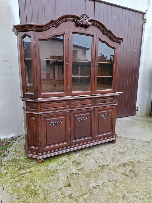 Witryna ciemny polisander