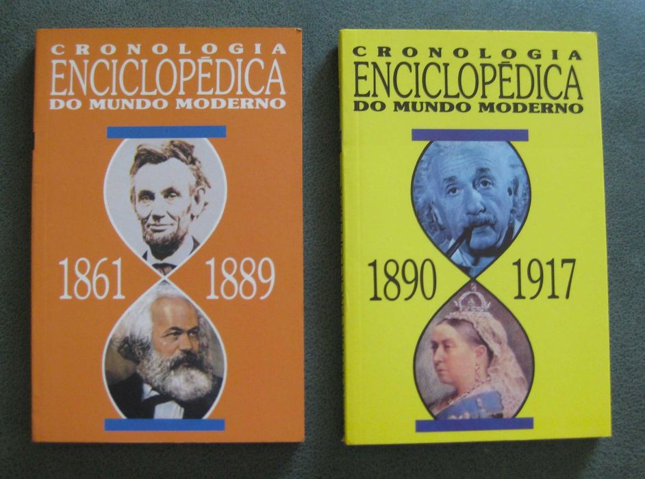 Conjunto de 7 Livros da Cronologia Enciclopédica do Mundo Moderno