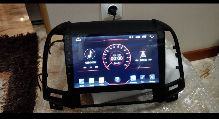Андроид Hyundai santa fe 2 Android hyundi магнітола сантафе.