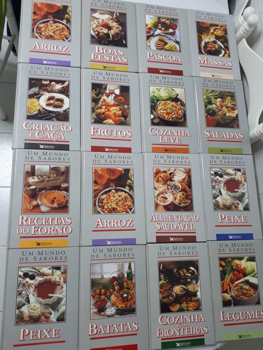 Um mundo de sabores colecção completa 16 volumes