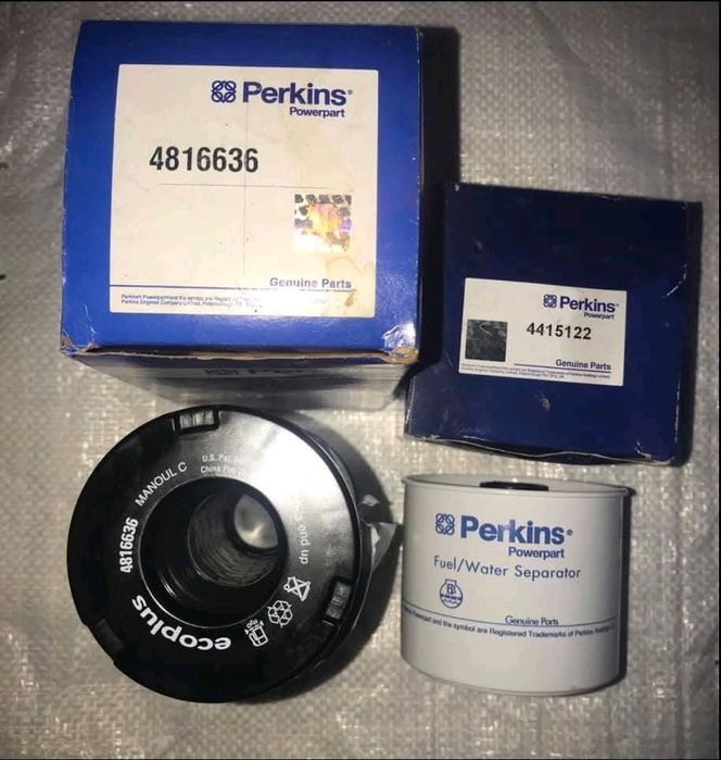 Оригінальний паливний фільтр 4816636, 26560201 Perkins, Перкінс,
