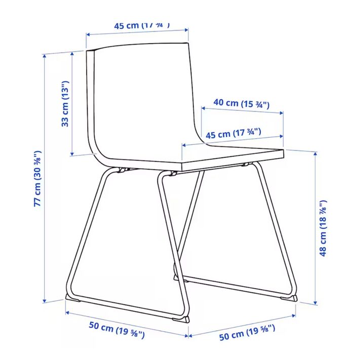 Cadeiras Bernhard Ikea
