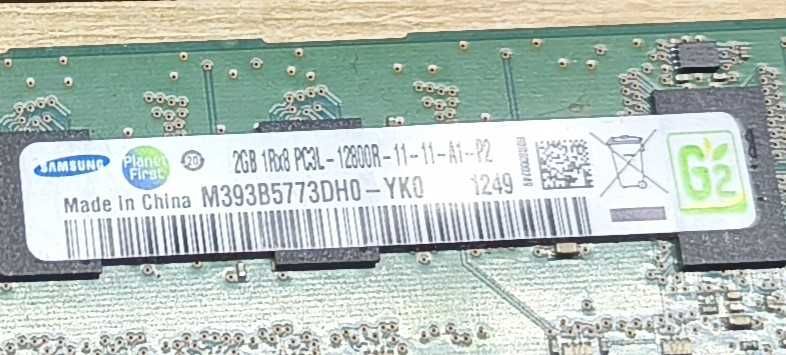 RAM DDR3 PC3L 12800R 24GB (12x2GB) ECC do serwerów