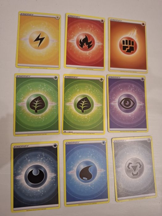 Karty Pokemon zestaw 9 szt