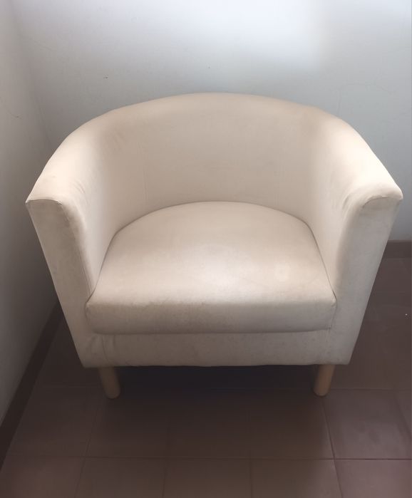 Poltrona Ikea modelo antigo Solsta.