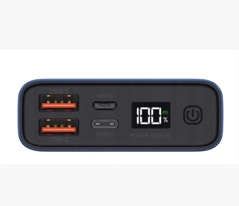 Powerbank szybka ładowarka PD 20W QC 3.0 USB C A micro 20000 mAh TOPK