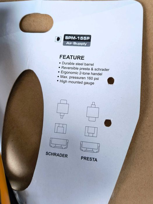 Насос велосипедний Spelli SPM-155P